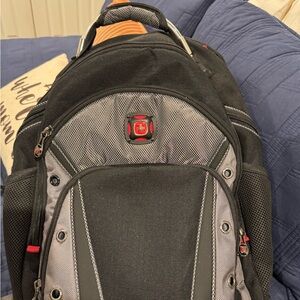 SwissGear Black and Silver Backpack